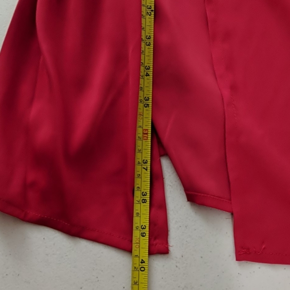 Few Moda New York romantic red spaghetti strap maxi evening dress sz small nwt - Picture 7 of 7